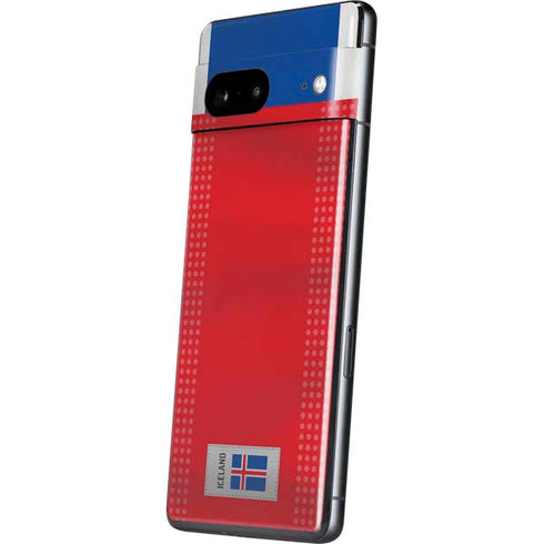 Iceland Soccer Flag Pixel Skins